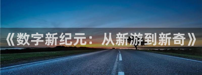赢咖娱乐注册账号：《数字新纪元：从新游到新奇》