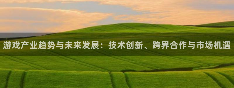 赢咖娱乐app下载地址：游戏产业趋势与未来发展：技术创新、跨