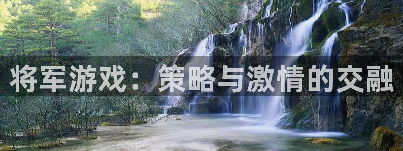 赢咖娱乐2首页登录：将军游戏：策略与激情的交融